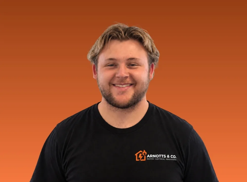 James Newcombe, Apprentice plumber, third year, Arnotts & Co